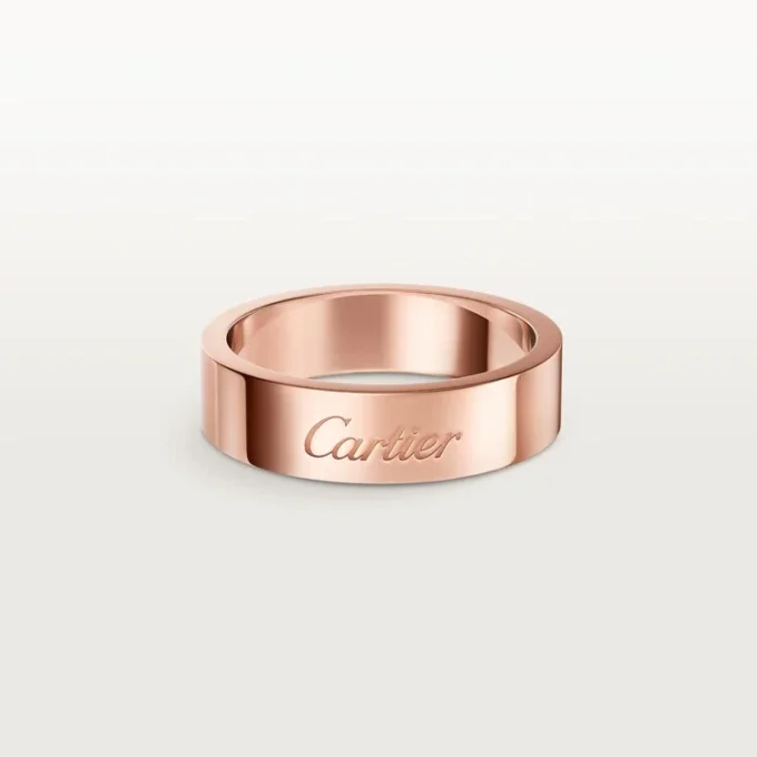 Obrączka ślubna C De Cartier, szerokość 5 mm