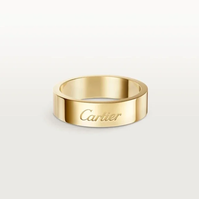 Obrączka ślubna C De Cartier, szerokość 5 mm