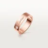 Obrączka ślubna C De Cartier, szerokość 5 mm, 1 diament