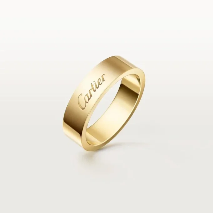 Obrączka ślubna C De Cartier, szerokość 5 mm