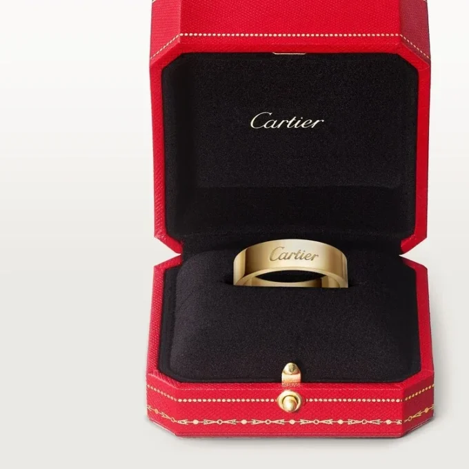 Obrączka ślubna C De Cartier, szerokość 5 mm