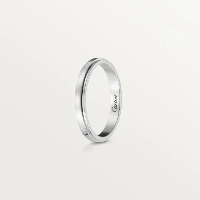 Obrączka ślubna Cartier D’amour – platyna – Cartier