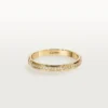Obrączka ślubna Cartier D’amour, szerokość 2,3 mm, wysadzana
