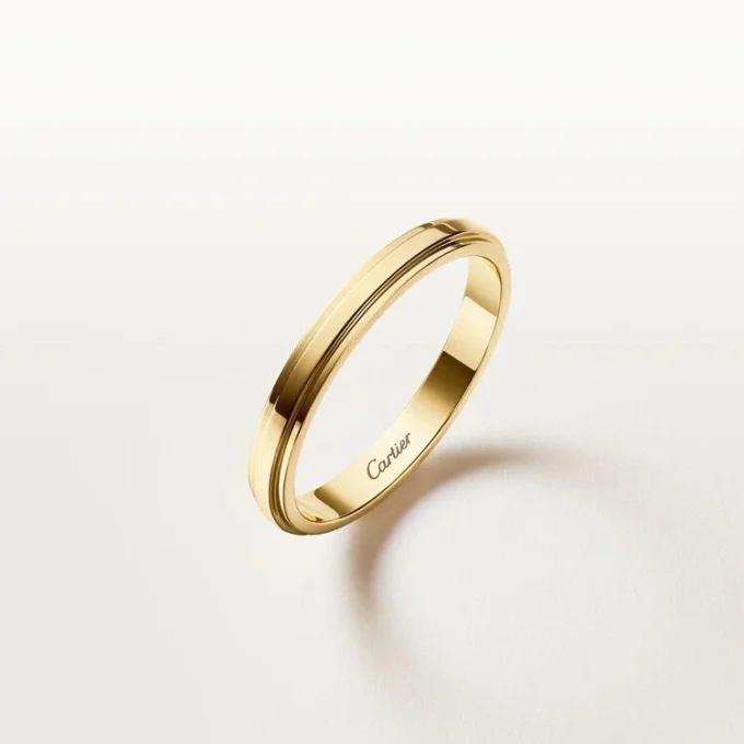 Obrączka ślubna Cartier D’amour, szerokość 2,5 mm