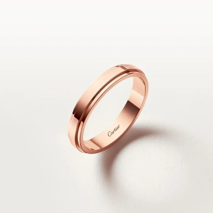 Obrączka ślubna Cartier D’amour, szerokość 3,5 mm