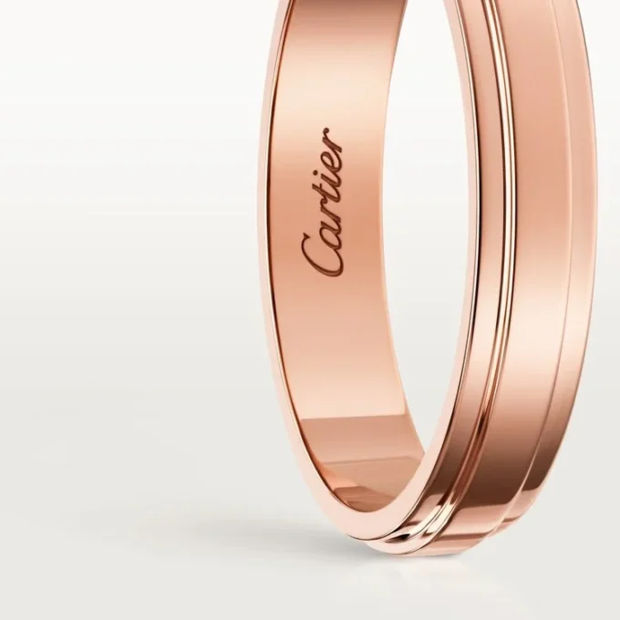 Obrączka ślubna Cartier D’amour, szerokość 3,5 mm