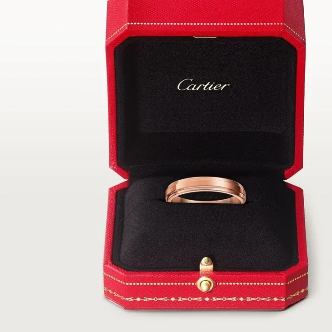 Obrączka ślubna Cartier D’amour, szerokość 3,5 mm