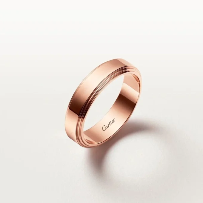 Obrączka ślubna Cartier D’amour, szerokość 5 mm