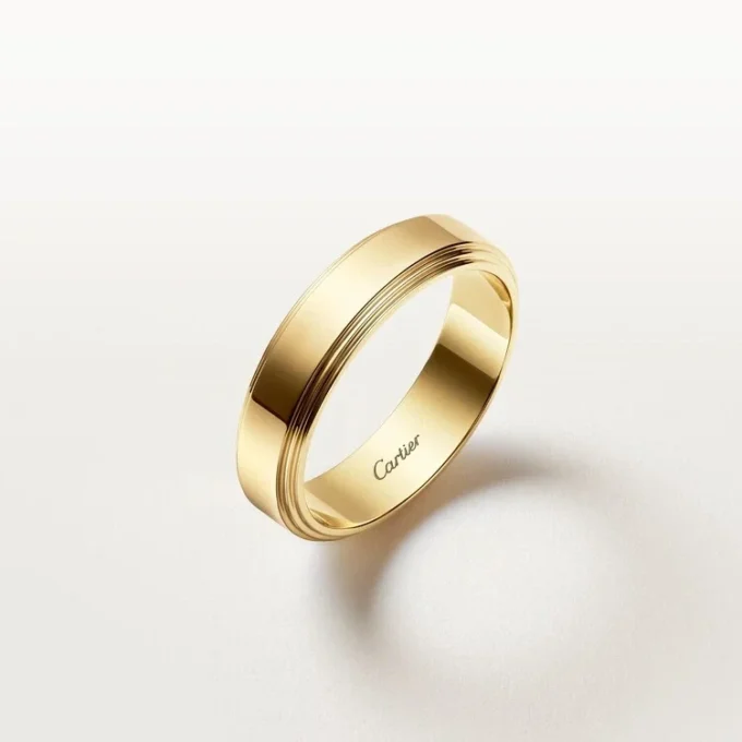 Obrączka ślubna Cartier D’amour, szerokość 5 mm