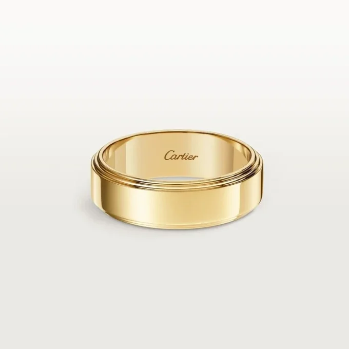 Obrączka ślubna Cartier D’amour, szerokość 6 mm