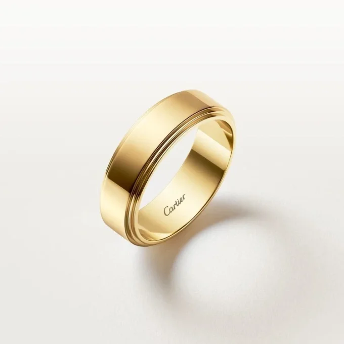 Obrączka ślubna Cartier D’amour, szerokość 6 mm