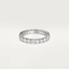 Obrączka ślubna Cartier Destinee – platyna, diamenty – Cartier