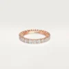 Obrączka ślubna Cartier Destinee – różowe złoto, diamenty – Cartier
