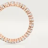 Obrączka ślubna Cartier Destinee – różowe złoto, diamenty – Cartier