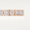 Obrączka ślubna Cartier Destinee – różowe złoto, diamenty – Cartier