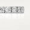 Obrączka ślubna Cartier Destinee, szerokość 4,1 mm, wysadzana