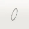 Obrączka ślubna Etincelle De Cartier – białe złoto, diamenty – Cartier