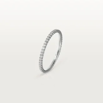 Obrączka ślubna Etincelle De Cartier – białe złoto, diamenty – Cartier
