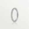 Obrączka ślubna Etincelle De Cartier – białe złoto, diamenty – Cartier