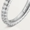 Obrączka ślubna Etincelle De Cartier – białe złoto, diamenty – Cartier