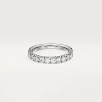 Obrączka ślubna Etincelle De Cartier – platyna, diamenty – Cartier
