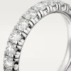 Obrączka ślubna Etincelle De Cartier – platyna, diamenty – Cartier
