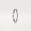Obrączka ślubna Etincelle De Cartier – platyna, diamenty – Cartier