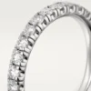 Obrączka ślubna Etincelle De Cartier – platyna, diamenty – Cartier