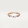 Obrączka ślubna Etincelle De Cartier – różowe złoto, diamenty – Cartier