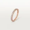 Obrączka ślubna Etincelle De Cartier – różowe złoto, diamenty – Cartier