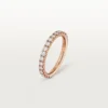 Obrączka ślubna Etincelle De Cartier – różowe złoto, diamenty – Cartier