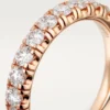 Obrączka ślubna Etincelle De Cartier – różowe złoto, diamenty – Cartier