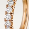 Obrączka ślubna Etincelle De Cartier – różowe złoto, diamenty – Cartier