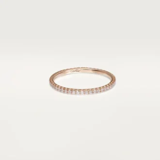 Obrączka ślubna Etincelle De Cartier, szerokość 1,5 mm, z pavé