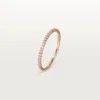 Obrączka ślubna Etincelle De Cartier, szerokość 1,5 mm, z pavé