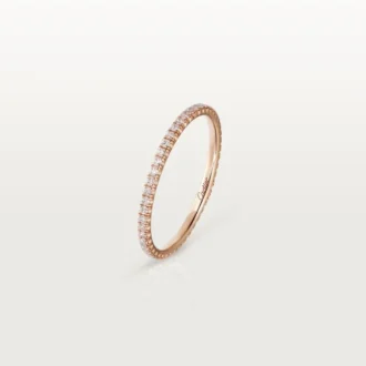 Obrączka ślubna Etincelle De Cartier, szerokość 1,5 mm, z pavé