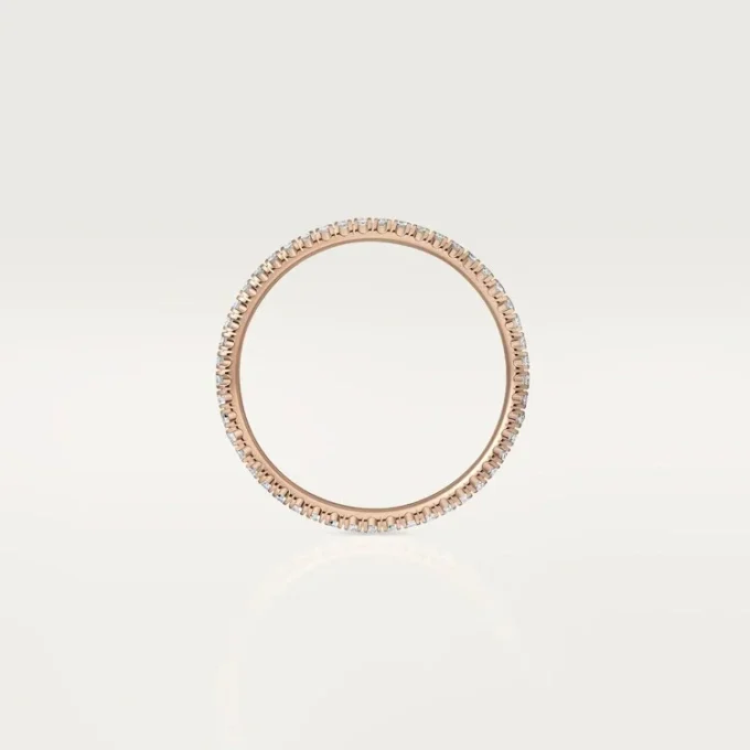 Obrączka ślubna Etincelle De Cartier, szerokość 1,5 mm, z pavé
