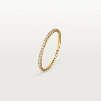 Obrączka ślubna Etincelle De Cartier – żółte złoto, diamenty – Cartier
