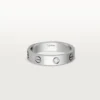Obrączka ślubna Love, 1 diament – białe złoto, diament – Cartier