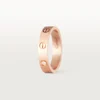 Obrączka ślubna Love, 1 diament – różowe złoto, diament – Cartier