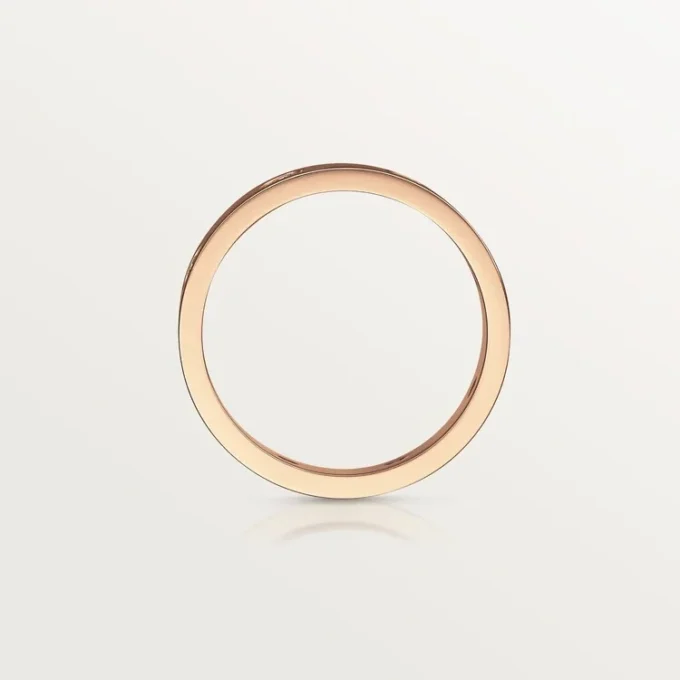 Obrączka ślubna Love, 8 diamentów – różowe złoto, diamenty – Cartier
