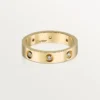 Obrączka ślubna Love, 8 diamentów – żółte złoto, diamenty – Cartier