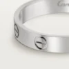 Obrączka ślubna Love – białe złoto – Cartier