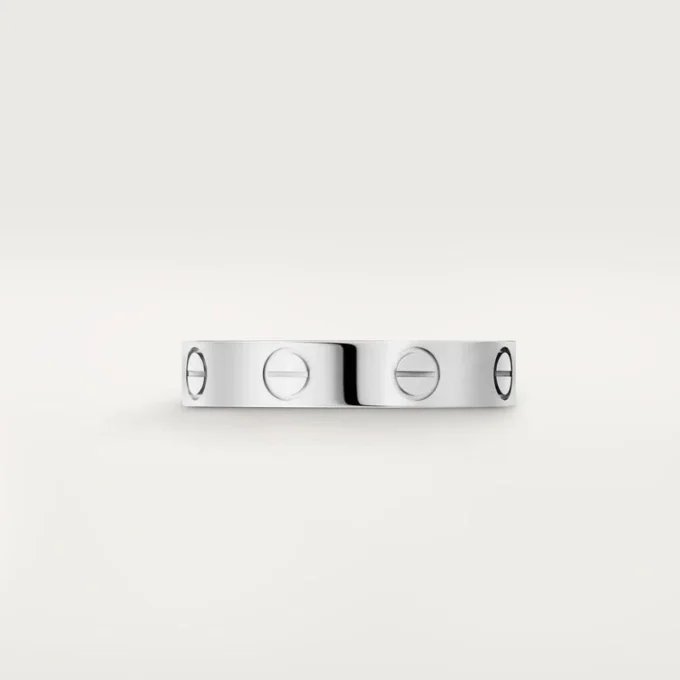 Obrączka ślubna Love – białe złoto – Cartier