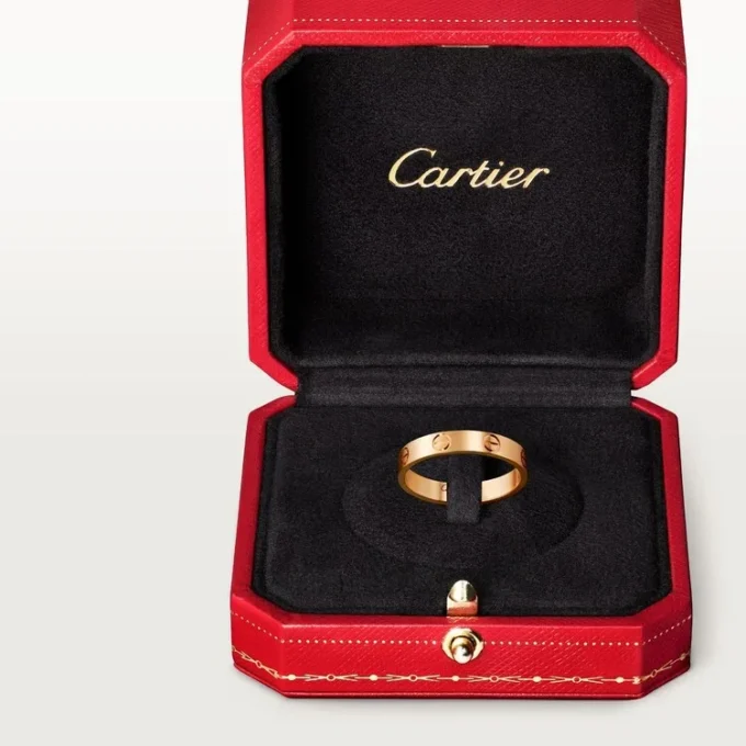 Obrączka ślubna Love – różowe złoto – Cartier