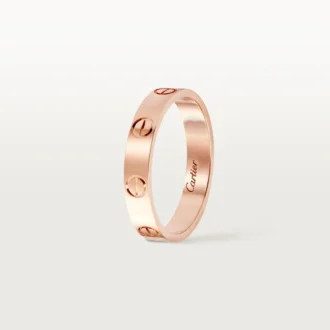 Obrączka ślubna Love – różowe złoto – Cartier