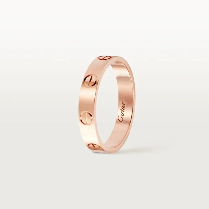 Obrączka ślubna Love – różowe złoto – Cartier