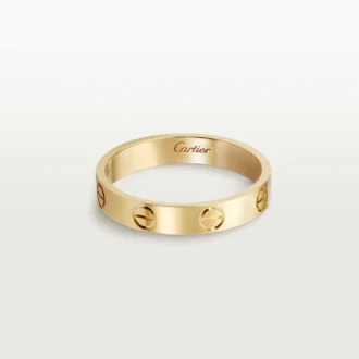 Obrączka ślubna Love z żółtego złota, mały model | Cartier Us
