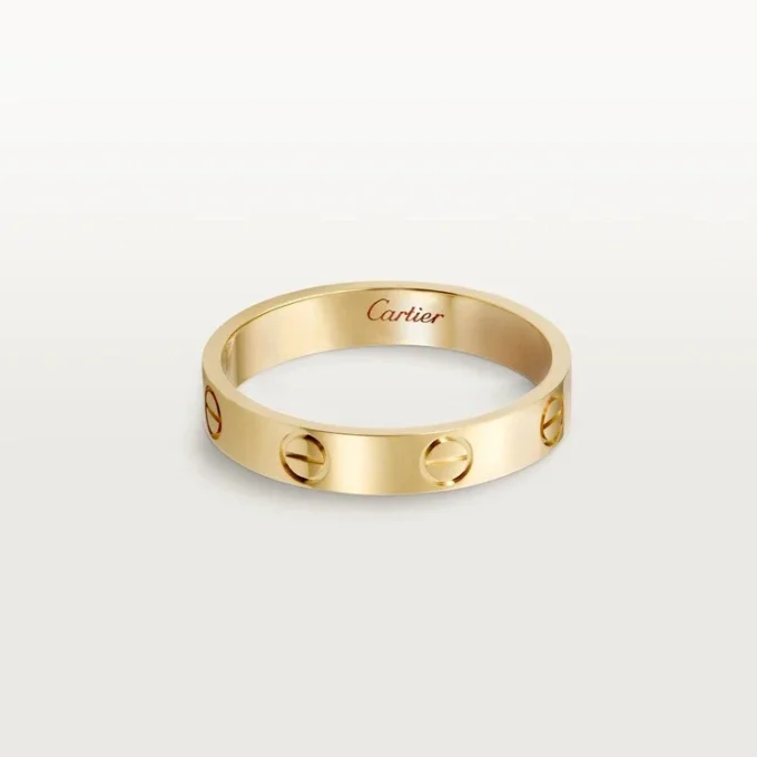 Obrączka ślubna Love z żółtego złota, mały model | Cartier Us