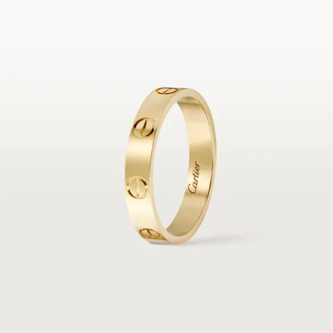 Obrączka ślubna Love z żółtego złota, mały model | Cartier Us
